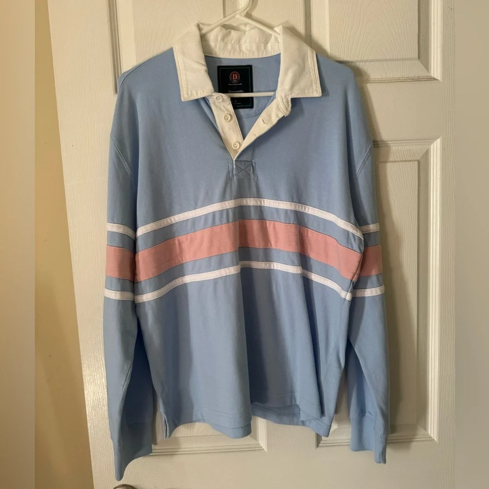 NWOT A&F Rugby Shirt - Picture 1 of 3